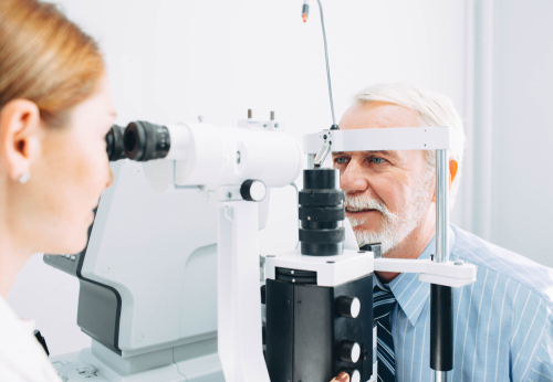 Detailed illustration of tear film layers: lipid, aqueous, mucin, and glands for dry eye understanding