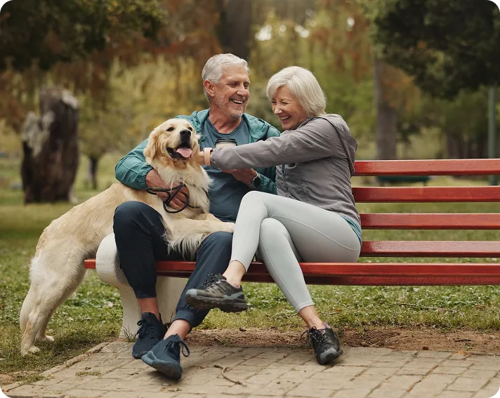 A senior man diagnosed with macular degeneration.